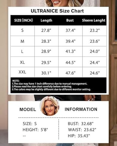 ULTRANICE Women's Cardigan 2023 Trendy Lightweight Long Sleeve Open Front Knitted Button Down Cardigans Sweater with Pockets in Kuwait