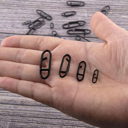 50-Pack Fishing Stealth Power Speed Clips, High Strength Stainless Steel Speed Clips for Fishing Lures Quick Change, Freshwater Saltwater Crankbait Popper Lures Quick Snap Connector Tackle in Saudi Arabia