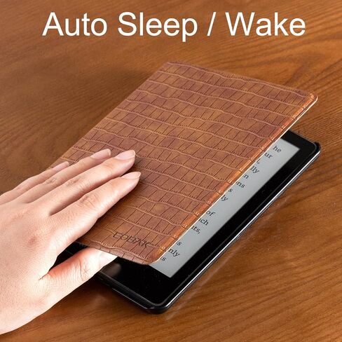 CoBak Case for Kindle Paperwhite - All New PU Leather Cover with Auto Sleep Wake Feature for Kindle Paperwhite Signature Edition and Kindle Paperwhite 11th Generation 2021 Released in Saudi Arabia