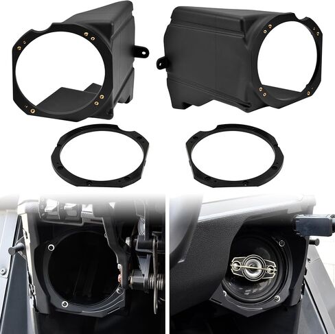 SAUTVS Under Dash 6.5" Speaker Pods for RZR PRO XP/PRO R/Turbo R 20-24, Under Dashboard 6.5" Speakers Enclosures Holders for Polaris RZR PRO XP XP4/RZR PRO R/RZR Turbo R 2020-2024 Accessories (1Pair) in Saudi Arabia