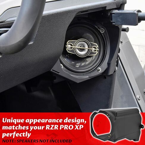 SAUTVS Under Dash 6.5" Speaker Pods for RZR PRO XP/PRO R/Turbo R 20-24, Under Dashboard 6.5" Speakers Enclosures Holders for Polaris RZR PRO XP XP4/RZR PRO R/RZR Turbo R 2020-2024 Accessories (1Pair) in Saudi Arabia