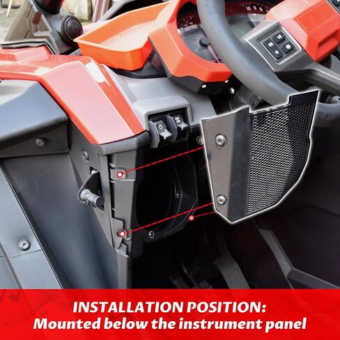 SAUTVS Under Dash 6.5" Speaker Pods for RZR PRO XP/PRO R/Turbo R 20-24, Under Dashboard 6.5" Speakers Enclosures Holders for Polaris RZR PRO XP XP4/RZR PRO R/RZR Turbo R 2020-2024 Accessories (1Pair) in Saudi Arabia