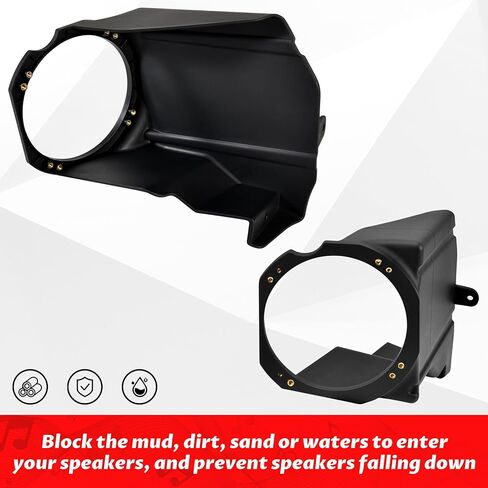 SAUTVS Under Dash 6.5" Speaker Pods for RZR PRO XP/PRO R/Turbo R 20-24, Under Dashboard 6.5" Speakers Enclosures Holders for Polaris RZR PRO XP XP4/RZR PRO R/RZR Turbo R 2020-2024 Accessories (1Pair) in Saudi Arabia