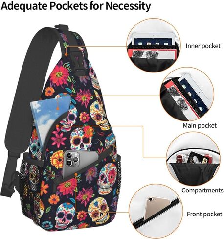Sling Backpack Hiking Backpack Crossbody Bag Sports Lightweight And waterproof Chest Bag Shoulder Bag For Women Men in Saudi Arabia