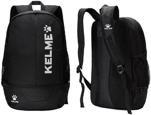 KELME Youth/Adult Soccer Backpack - Unisex Sports Bag - Separate Ball Holder Shoes Compartment Basketball baseball Football in Kuwait
