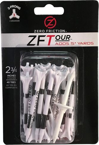 تي شيرتات جولف Zero Friction Tour ذات 3 شُعب (3-1/4 بوصة، برتقالي، عبوة من 30 قطعة) in Kuwait