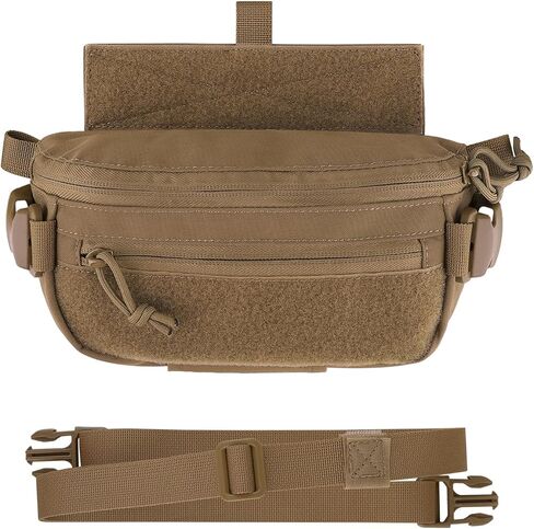 3 in 1 Drop Pouch Hanger Pouches Waistpack Sling Bag Fanny Pack for Vest JPC CPC LBT K19 in Kuwait