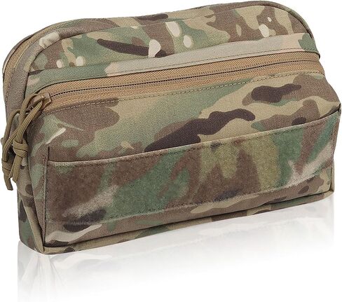 حقيبة AOUTACC الصغيرة التكتيكية MOLLE، الحقيبة الإدارية Molle، جيب منظم صغير بسحاب، حقيبة الصدر الصغيرة Molle للسترة التكتيكية ولوحة المنظم in Kuwait