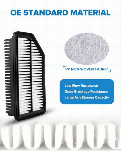 PHILTOP Engine Air Filter CA11053A Replacement for Forte, Tucson, Sportage, Forte5, Forte Koup, Elantra GT in Saudi Arabia