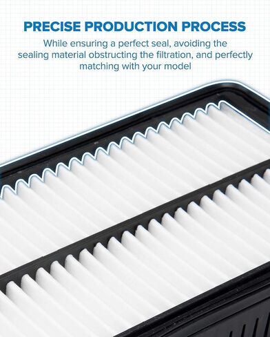 PHILTOP Engine Air Filter CA11053A Replacement for Forte, Tucson, Sportage, Forte5, Forte Koup, Elantra GT in Saudi Arabia