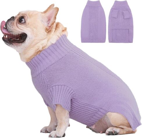 XXXL Dog Sweater, Halloween Dog Sweater for Extra Large Dogs Male Female, Dog Pullover Sweater, Big Dog Christmas Clothes, Holiday Pet Costumes for Husky, Golden Retriever, Doberman, Purple 3XL in Saudi Arabia