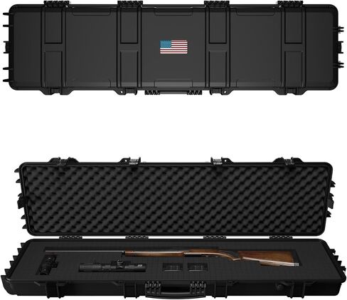 Rifle Case, Mil-Spec, 3 Layer Pick and Pluck Cube Foam 43~54.3 in,4~6 latches,IP67 in Saudi Arabia