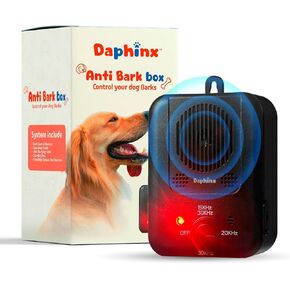 Anti Barking Device for Dogs, Bark Box, Barking Dog Deterrent, Barks no More Dog Training Device, ultrasonic Dog bark Deterrent, Stop Dog Barking Device up to 50 ft, In & Outdoor use 2024, Automatic