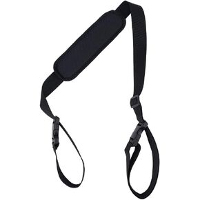 GORGECRAFT Chair Carrying Strap Adjustable Beach Chair Backpack Anti-Slip Shoulder Straps Replacement Universal for Foldable Bikes Scooter Camping Backpacking Picnics Outdoor Black 106-176cm