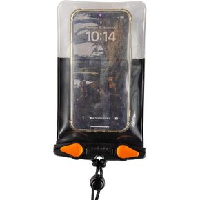 Aquapac Waterproof Plus Size Phone Case, Lanyard, iPhone and Android, Made in The UK, Hiking, Mountain Biking, Running Accessory, Travel Essential, 5 Year Warranty, Eco Friendly - Black in Kuwait