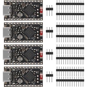 AITRIP 4PCS Pro Micro NRF52840 Development Board Wireless Bluetooth Charging Management Module，Nano V2.0 Bluetooth Charging Management Pro Micro NRF52840