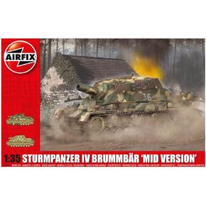 Airfix Sturmpanzer IV Brummbar منتصف الإصدار خزان 1:35 مركبة عسكرية البلاستيك أطقم منمذجة A1376