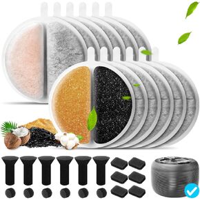 6 Pack Cat Water Fountain Filter,Replacement Pet Fountain Filter Compatible with 84oz/2.5L Lite & Premium Pet Fountain
