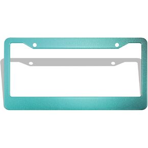 Uanvaha Zebra Print Aluminum License Plate Covers Wild Animal Skin Car Tag Frame Cover Holder for Men Women US Standard Car Accessories, 2 Holes