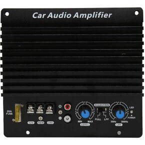 300W 12V Car Amplifier Board, High Power Vehicle Subwoofer Amplifier for Car Speaker, Dual Channel Amplifier Car Audio