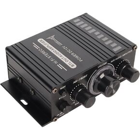 Stereo Receiver 6 Channel Karaoke Home Audio Amplifier 500W Power Speakers AMP with BT,in, USB, SD, FM,2 MIC in Echo and Headphone Jack
