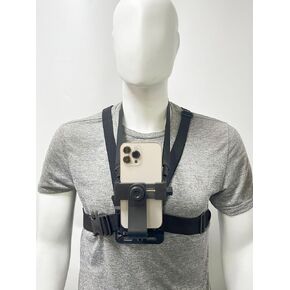 Mobile Phone Chest Strap Mount Chest Harness Holder for Action Camera and Cell Phones