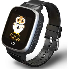 2024 Best 4G GPS Tracker Unlocked Wrist Smart Phone Watch for Kids with Sim Camera Video Call Fitness Tracker Birthday for Children Boys Girls iOS Android Smartphone (Black) in Saudi Arabia