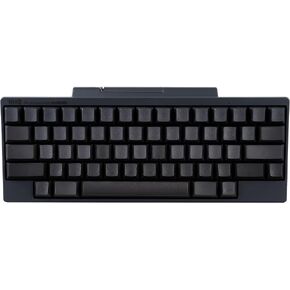 Happy Hacking Keyboard Professional Hybrid (لاسلكية، بلوتوث، سلكية، USB، Mac، Windows، فحمي، مطبوعة) مع ضمان الاستبدال المسبق لمدة عامين