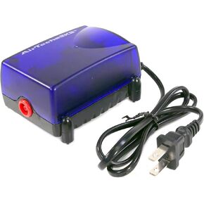 Penn-Plax Air-Tech Aquarium Air Pump | Quiet and Reliable | for Fish Tanks Up to 20 Gallons (AT2K2)