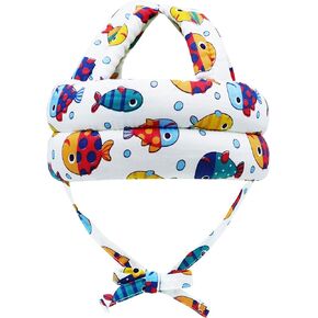 Baby Head Protector Infant Helmet No Bumps Safety Head Cushion for Crawling Walking Running, Adjustable Toddler Head Protector Safety Headguard