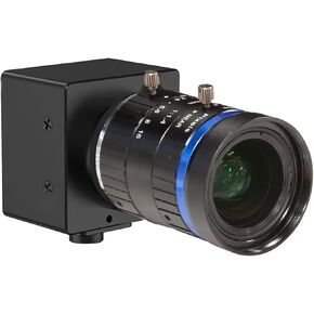 Arducam 20MP USB Camera Module, 120fps High-Speed Camera, USB 3.0 Webcam with 60°(D) 16mm C-Mount Lens and Metal Case, Compatible with Windows and Linux OS