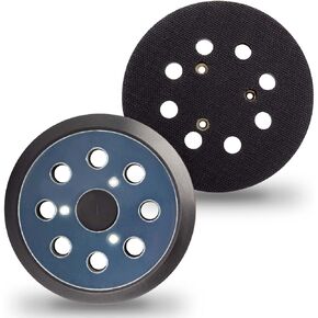 5 Inch 8 Hole Sander Hook and Loop Replacement Sanding pad Compatible with Porter Cable DeWalt Makita - Fits DW421/K, DW423/K & BO5010, BO5030K, BO5031K, BO5041K & 343/343k, 390/390K, 382 Orbit Sander