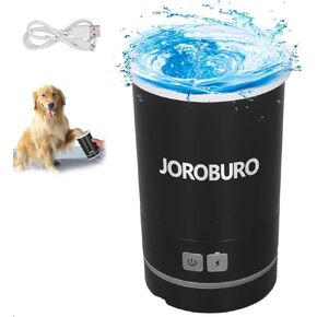 Portable Dog Paw Washer, Automatic echargeable USB Rechargeable Soft Brushes Dog Foot Cleaner, Portable Pet Paw Cleaner Pet Grooming Supplies for Small Medium Dogs Cats