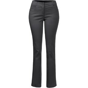 Design by Olivia Women's High Waist Comfy Stretchy Bootcut Trouser Pants