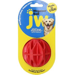 JW Pet Medium Megalast Ball Dog Toy 2-Pack