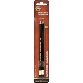 Koh-I-Noor Toison d'Or Graphite Pencil, 4H Degree, 2 Pack (FA1900.4HBC)