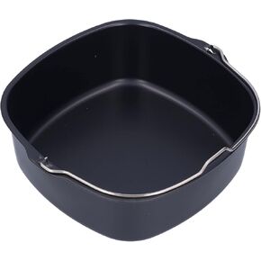 Alvinlite Air Fryer Accessories, Cake Mold Iron Fryer Cake Pan Cake Barrel Fryer Accessories for Home Kitchen (22 cm/8.7 inch)