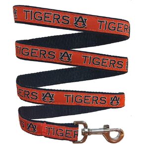 Pets First Collegiate Pet Accessories, Dog Leash, Auburn Tigers, Small