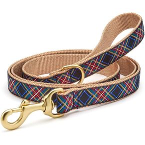 Up Country Black Tartan Dog Collar, 5/8 inch Width, Medium (12 to 18 inches)