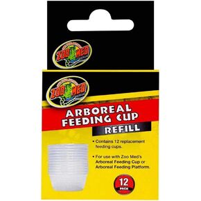 Zoo Med Arboreal Feeding Cup Refill, 12 pk, for Reptiles