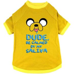 Adventure Time Jake Saliva Pet T-Shirt: X-Large