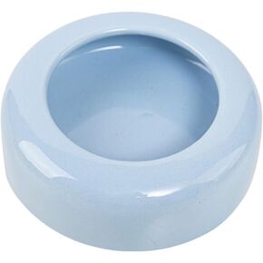 TEHAUX 1PC Ceramic Pet Bowl Flat Water Bowl Drinking Bowl Feeder for Dogs Cats Exotic Shorthair (Sky- Blue)- Pet Dog Feeder