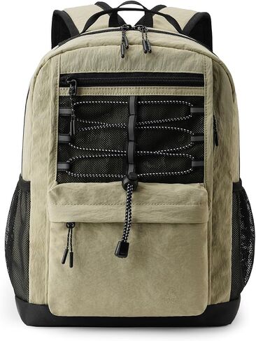 10L Small Size Casual Backpack for Kids Girls Boys Ages 3-9, Mini Waterproof Outdoor Sport Travel Hiking Camping Daypack (Khaki) in Saudi Arabia