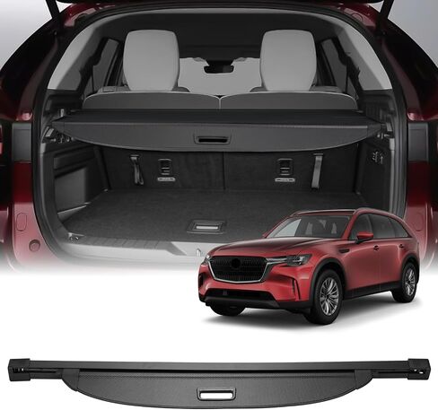 Cargo Cover for Nissan Rogue 2021 2022 2023 Retractable Rear Trunk Security Cover Shield Shade Accessories No Drilling Required (Not for Rogue Select & Sport) in Saudi Arabia