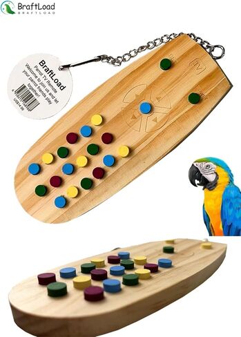 Birdcage-Accessories Parrots Bird Chewing TV Romotes Foraging Toy Climbing Chewable Toy Wooden Keyboard Parrot Birdcage Accessories Biting Toy in Saudi Arabia