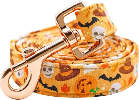 Dog Leash, Fall Dog Leash Durable Pet Leashes Soft Dog Leash Halloween Pumpkin Pet Leash with Cotton Handle for Small Medium Large Dogs in Kuwait
