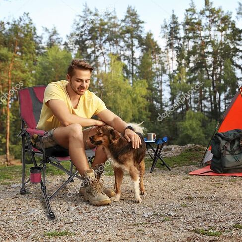 BACKYARD EXPRESSIONS PATIO · HOME · GARDEN , Metal, Blue/Grey Backyard Expressions Luxury Heated Portable Chair Camping, Sports and The Beach in Saudi Arabia