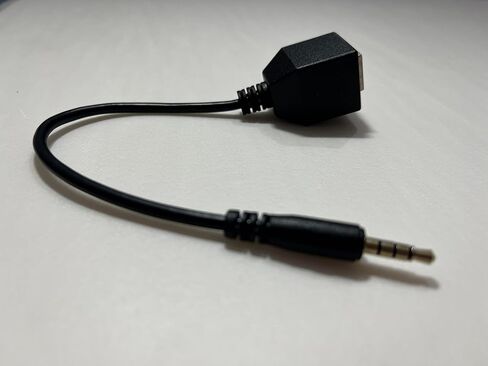 RJ45 Female to DC 3.5mm Adapter 3.5mm to Ethernet Stereo Cable 20CM (3.5mm Female) in Saudi Arabia