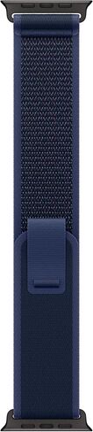 Apple Watch Band - Trail Loop (49mm) - Black with Natural Titanium Finish - M/L in Saudi Arabia