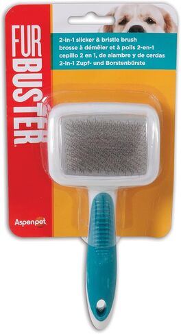 فرشاة بيتميت فورباستر 2 في 1 لتنظيف الكلاب وشعيراتها، لون البرقوق النابض بالحياة in Kuwait
